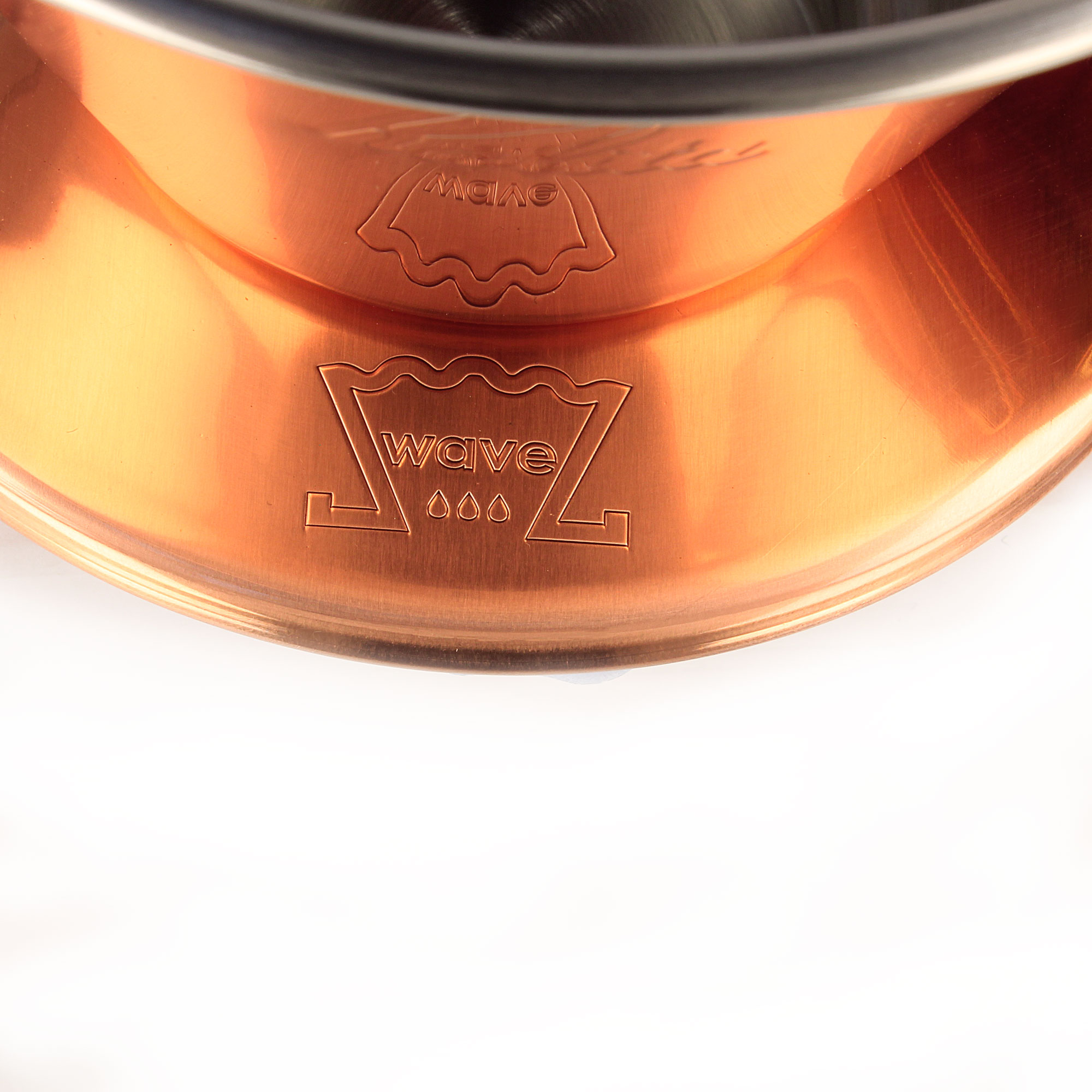 Kalita Copper Wave Dripper WDC185 filterholder i kobber Crema