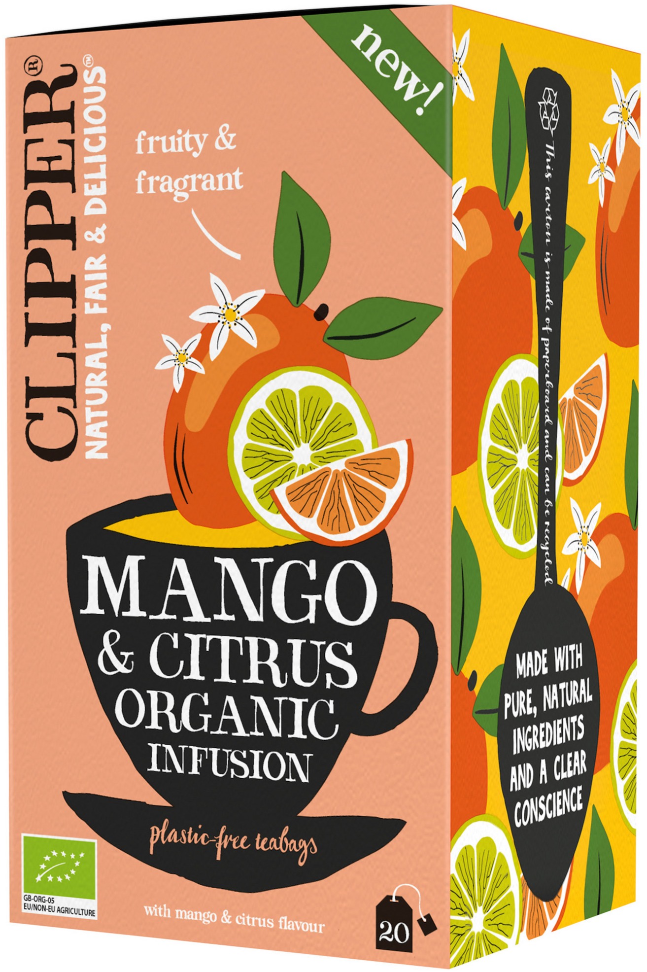 Clipper Organic Delicious Infusions 20 Tea Bags - Crema