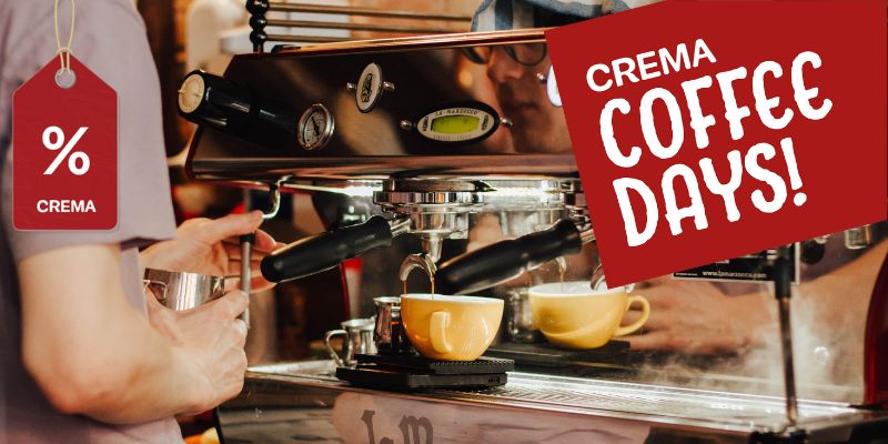 Crema Coffee Days-specialtilbud!