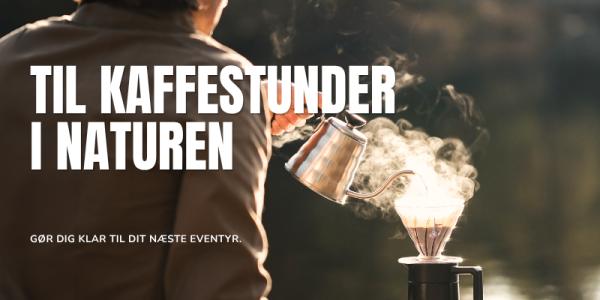 Udvalgte outdoor-kaffeprodukter til nedsat pris