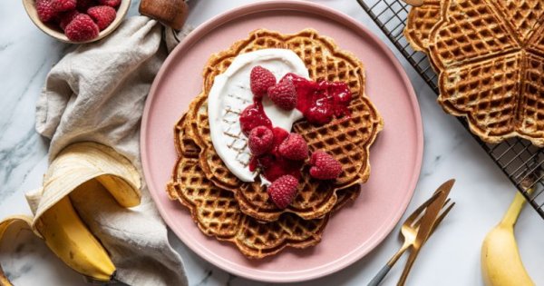 Biscoff-vafler – sprød vaffelopskrift med cookie butter