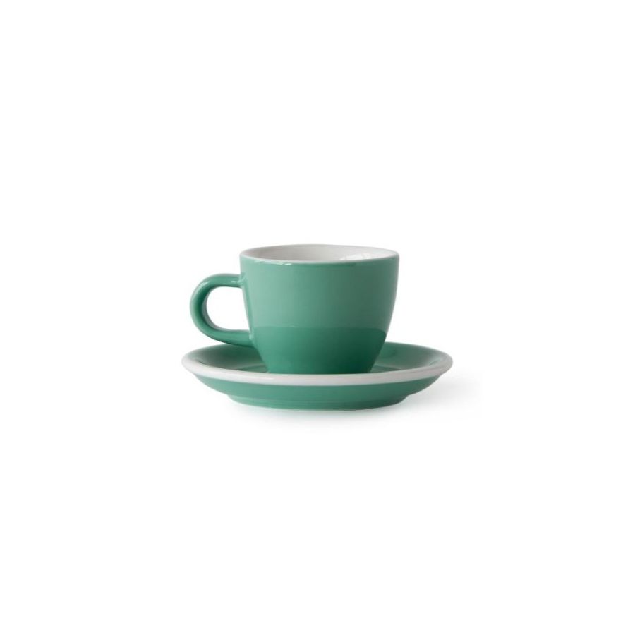 Acme Demitasse espressokop 70 ml + underkop 11 cm, Feijoa Green