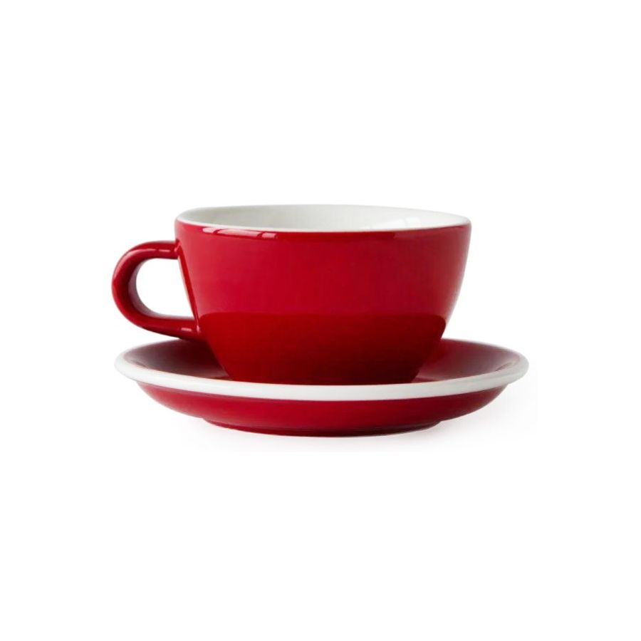 Acme Large Latte kop 280 ml + underkop 15 cm, Rata