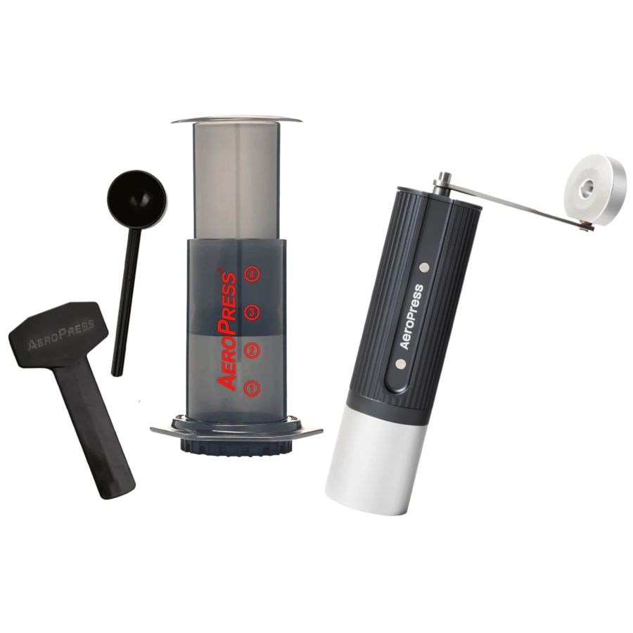 AeroPress Original Coffee Maker + AeroPress Coffee Grinder