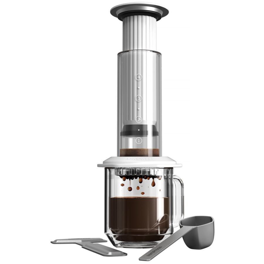 AeroPress Premiu kaffemaskine, hvid