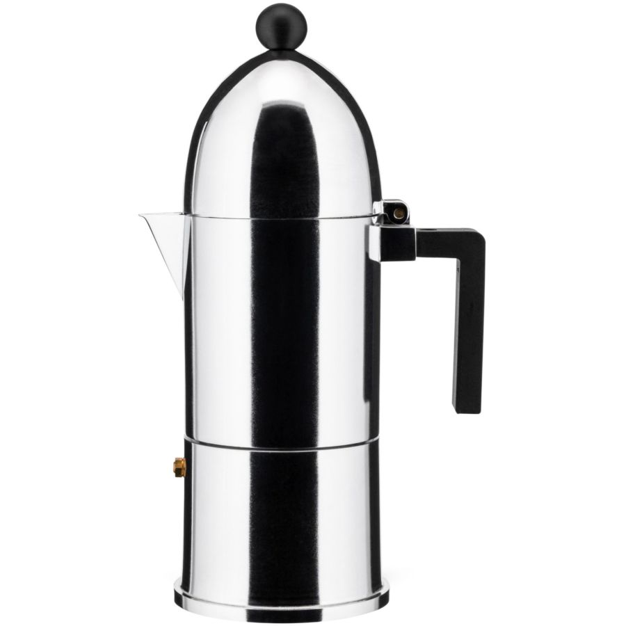 Alessi La Cupola 9095/6BFM espressokande til induktion, 6 kopper
