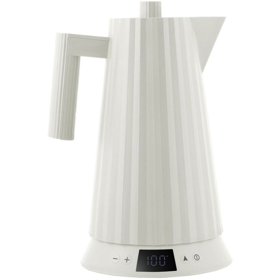 Alessi MDL21 Plissé kedel med temperaturkontrol 1,7 l, hvid