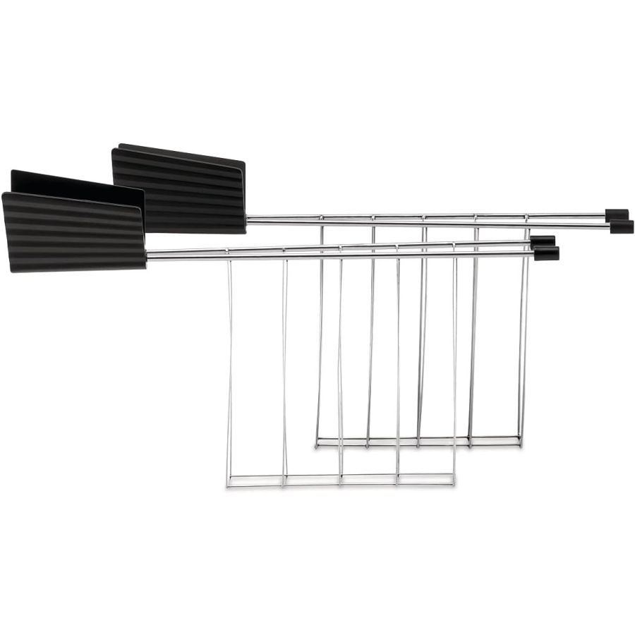 Alessi Plissé Toast Rack 2-pack, Sort