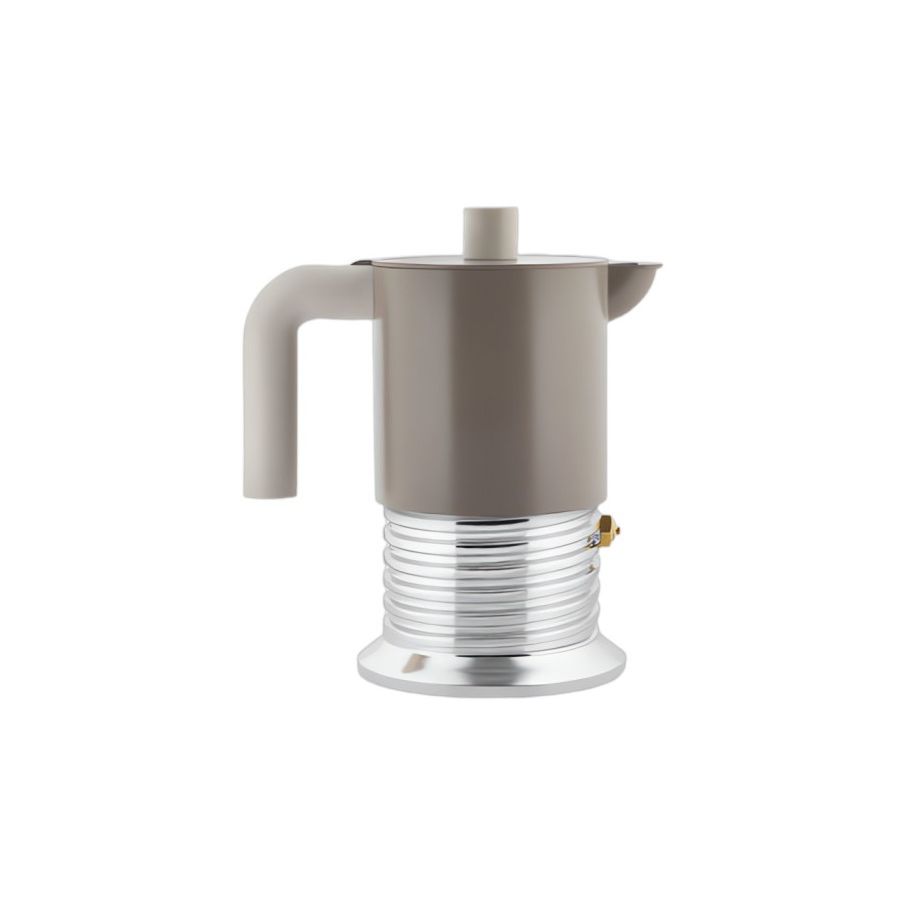 Alessi Vite PM01/6 WG espressokande til induktion 6 kopper, grå