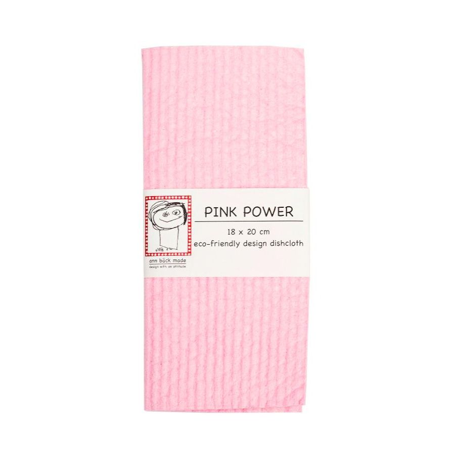 Ann Bäck miljøvenlig karklud, Pink Power