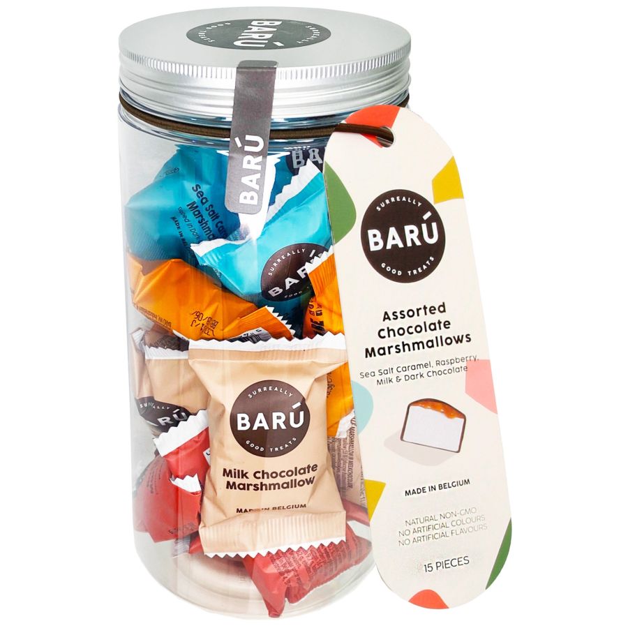 Barú Assorted Chocolate Marshmallows chokoladeskumfiduser 208 g