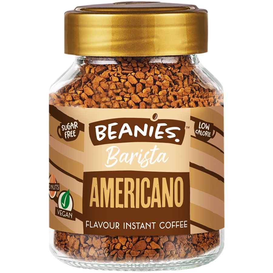 Beanies Barista Americano aromatiseret instant kaffe 50 g