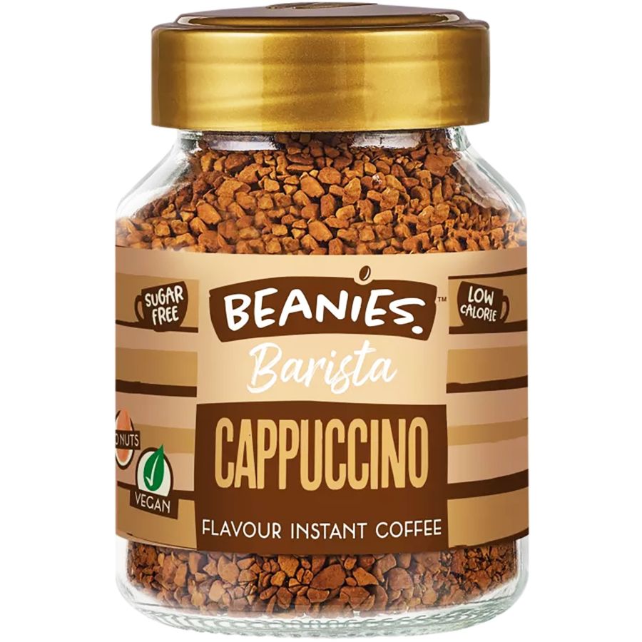Beanies Barista Cappuccino smagsat instant kaffe 50 g