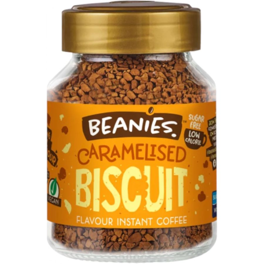 Beanies Caramelised Biscuit smagsat instant kaffe 50 g