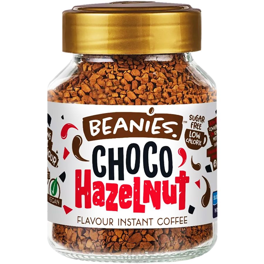 Beanies Choco Hazelnut smagsattet instant kaffe 50 g