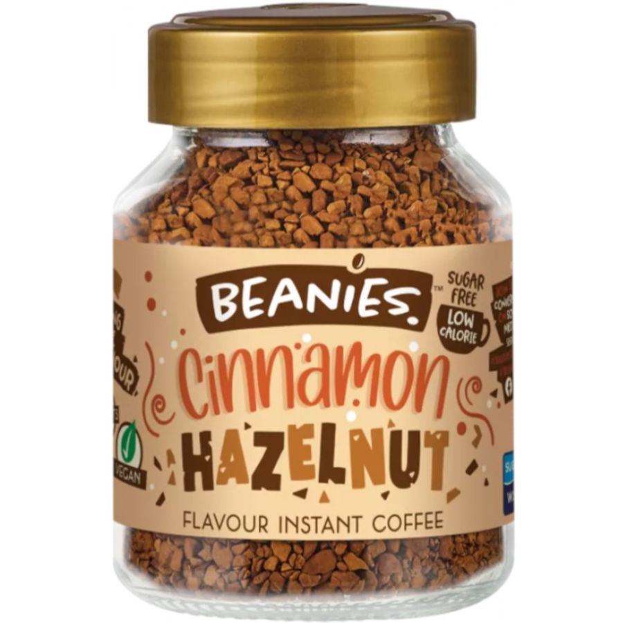 Beanies Cinnamon Hazelnut smagsat instant kaffe 50 g