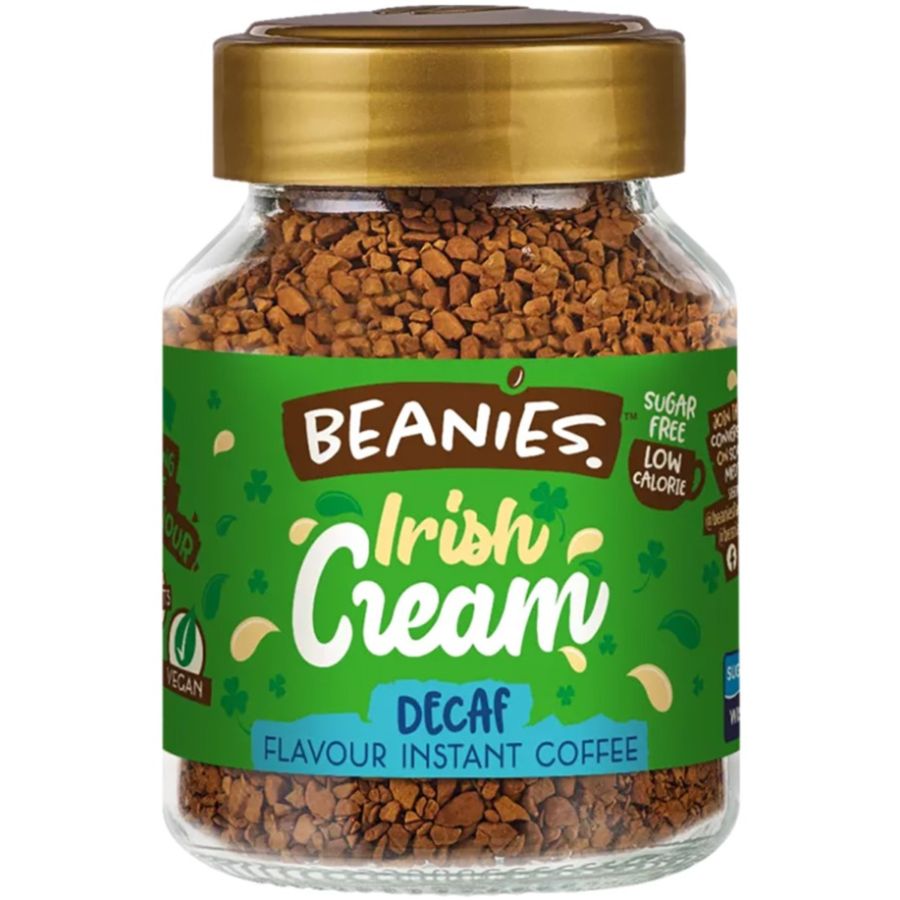Beanies Decaf Irish Cream koffeinfri smagsat instant kaffe 50 g