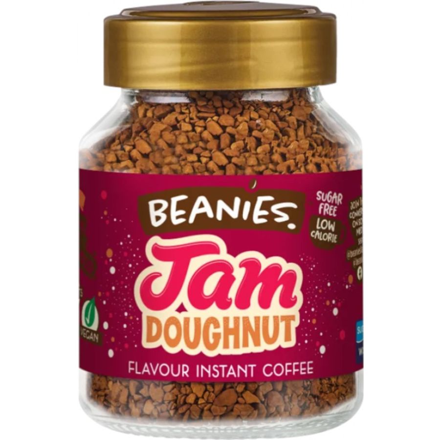 Beanies Jam Doughnut smagsat instant kaffe 50 g