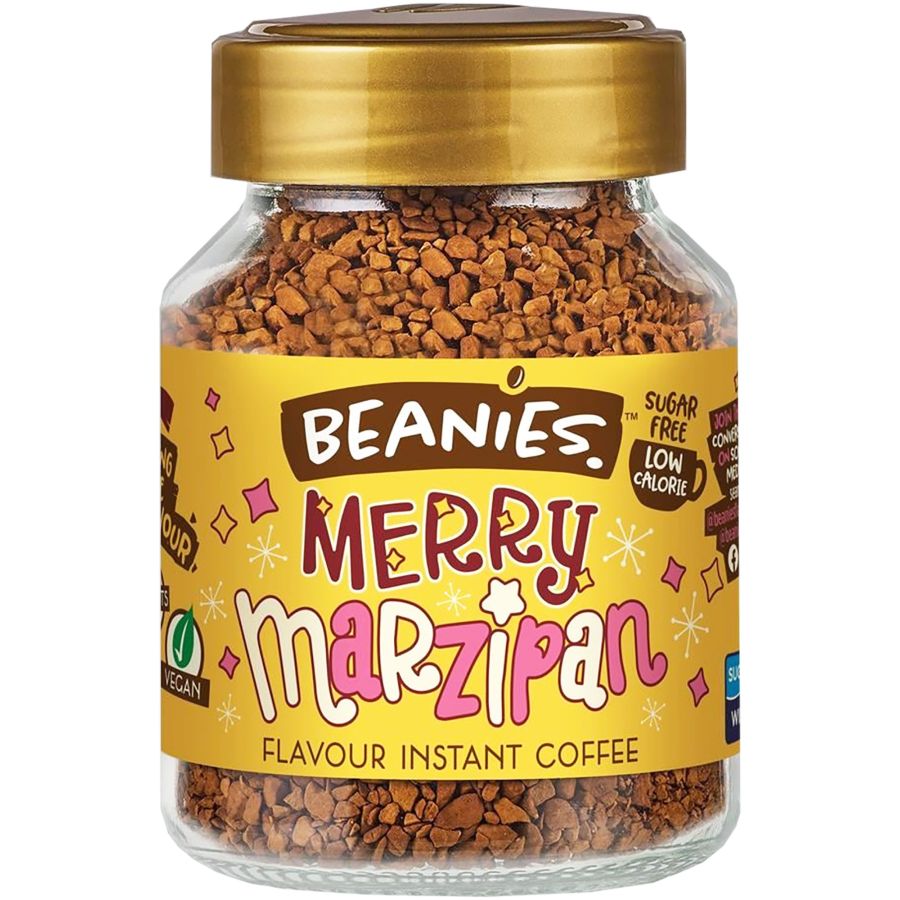 Beanies Merry Marzipan smagsat instant kaffe 50 g