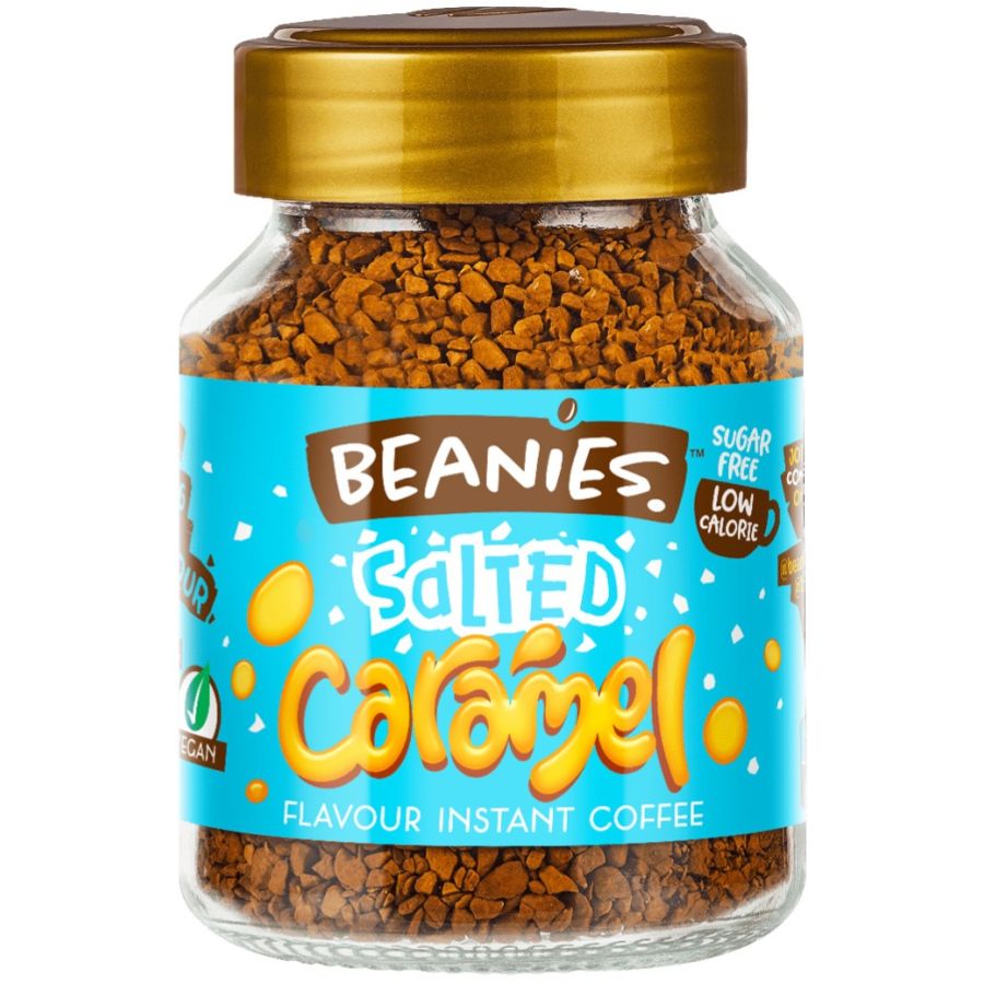 Beanies Salted Caramel smagstilsat instantkaffe 50 g