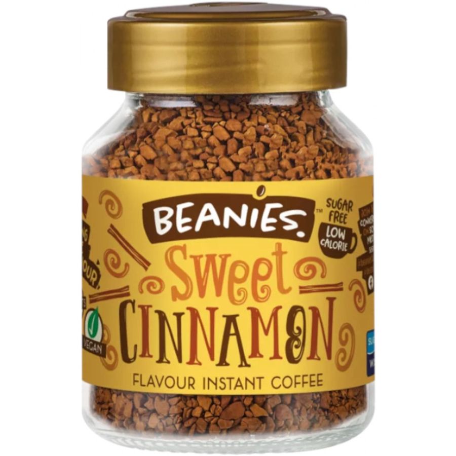 Beanies Sweet Cinnamon Flavoured Instant Coffee 50 g