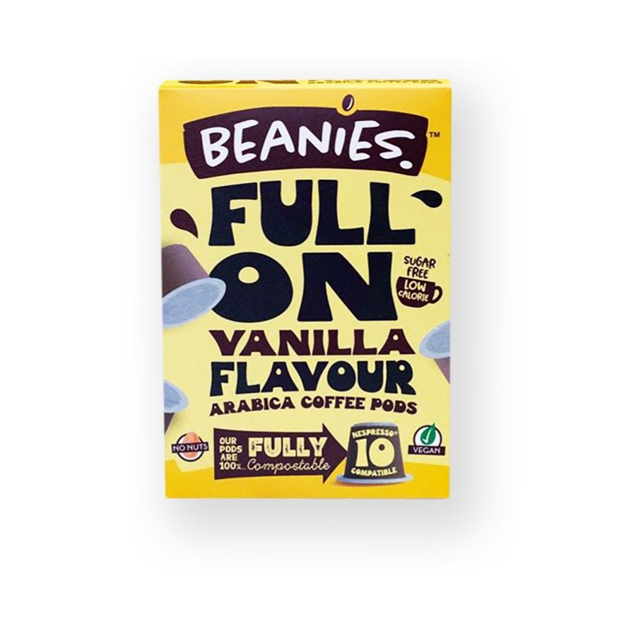 Beanies Vanilla Flavoured Nespresso Compatible Coffee Pods 10 pcs