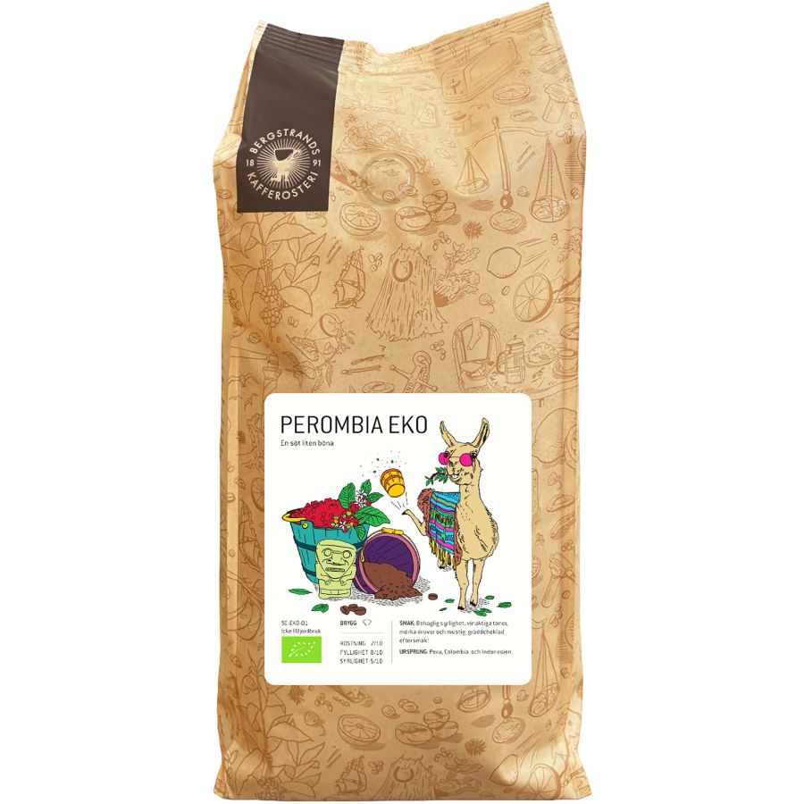 Bergstrands Perombia EKO Organic 1 kg Coffee Beans
