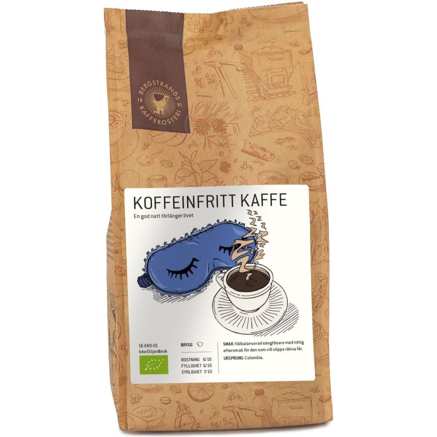 Bergstrands Koffeinfritt Decaf Coffee 250 g Ground