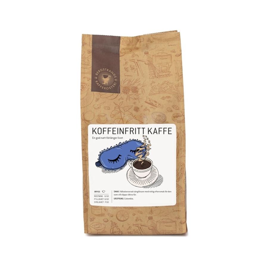 Bergstrands Koffeinfritt Kaffe 250 g malet