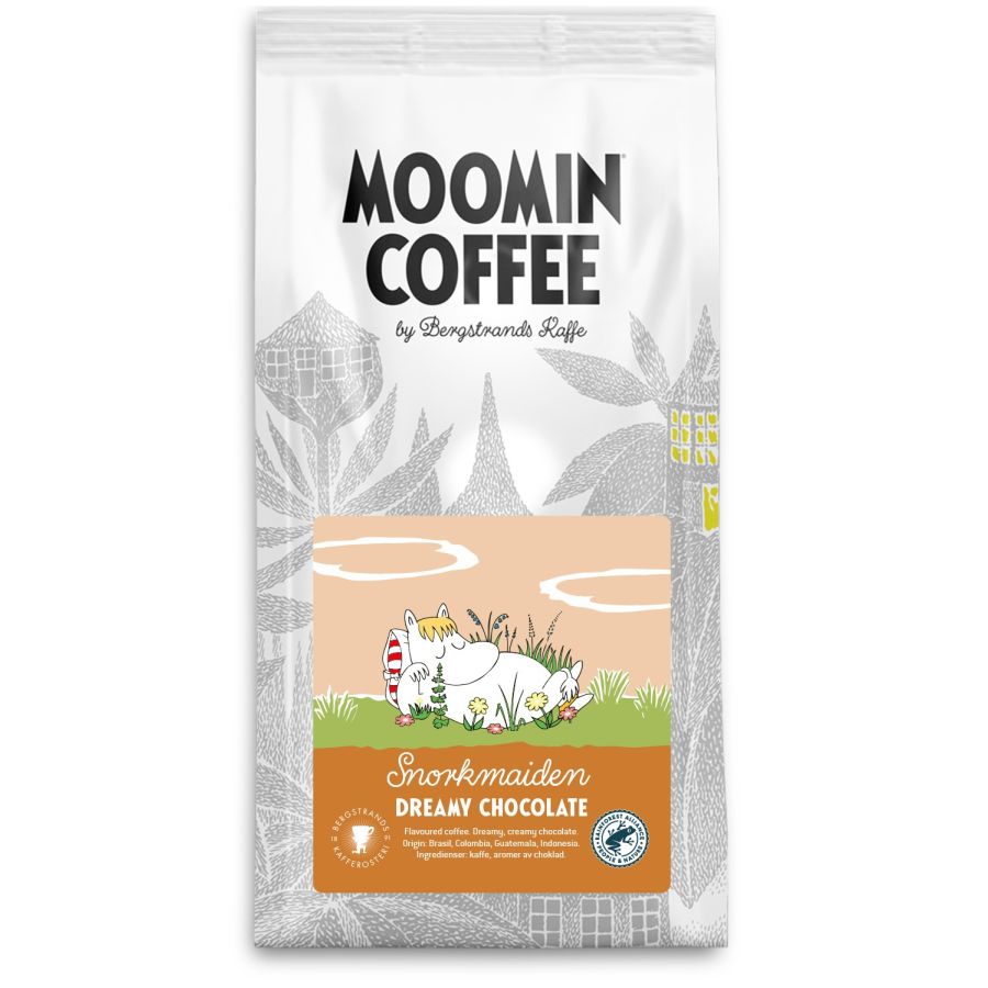 Bergstrands Moomin Snorkmaiden Dreamy Chocolate smagsat kaffe 250 g malet