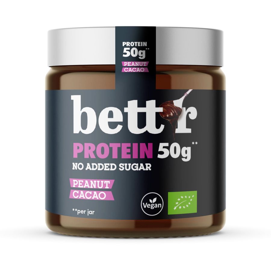 Bett'r Bett'r Organic Protein Spread With Peanut & Cocoa 250 g