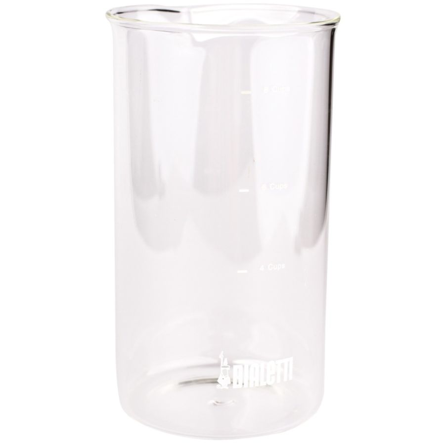 Bialetti reserveglas til stempelkande 8 kopper, 1000 ml
