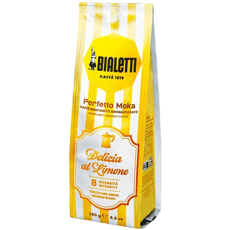 Bialetti Perfetto Moka Delizia al Limone formalet smagssat kaffe 250 g