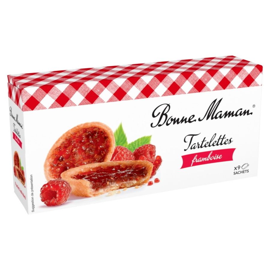 Bonne Maman hindbærtartelette 135 g