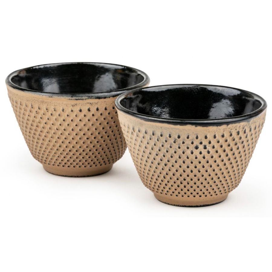 Bredemeijer Xilin Cast Iron Tea Cups 100 ml, 2 pcs, Camel