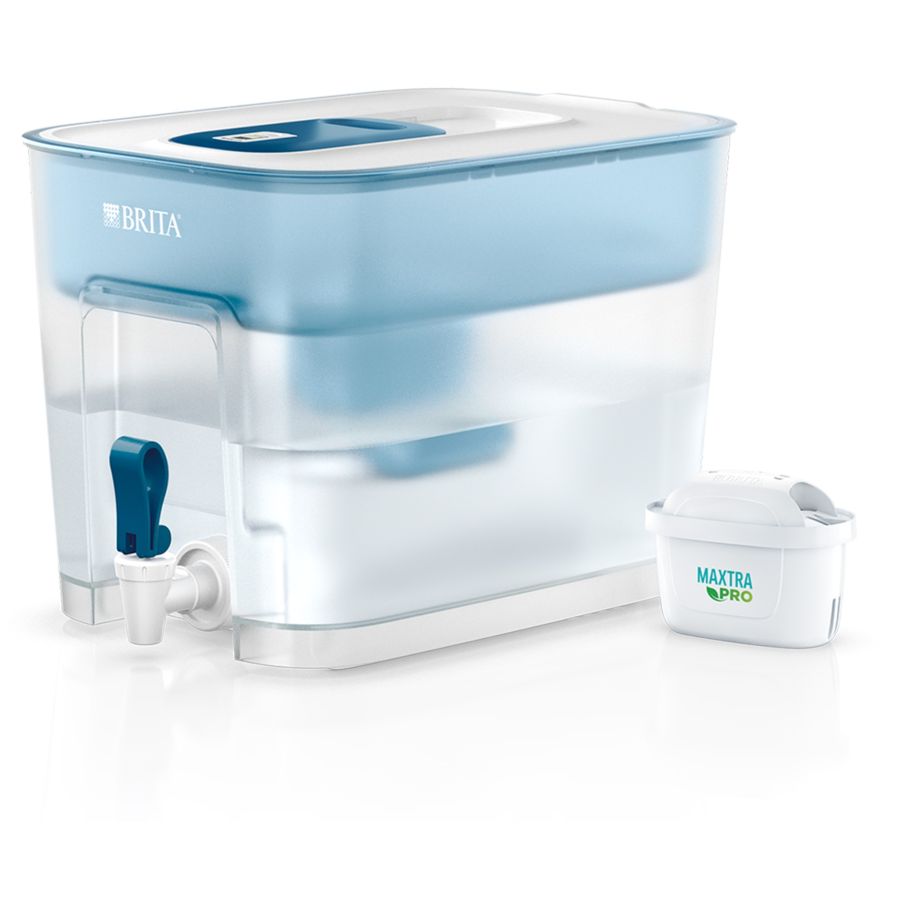 Brita Flow vandfilterbeholder med hane 8,2 l, blå