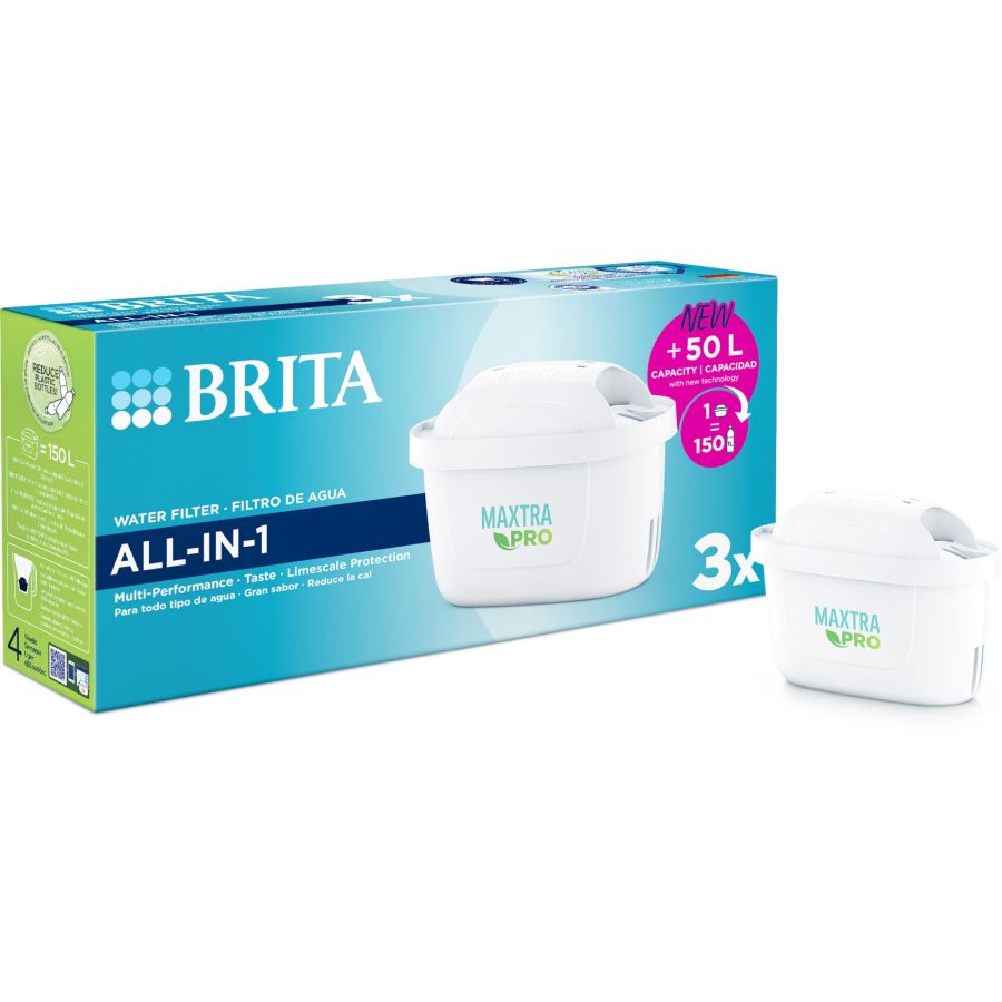 Brita Maxtra Pro All-In-1 Water Filter Cartridge 3-Pack