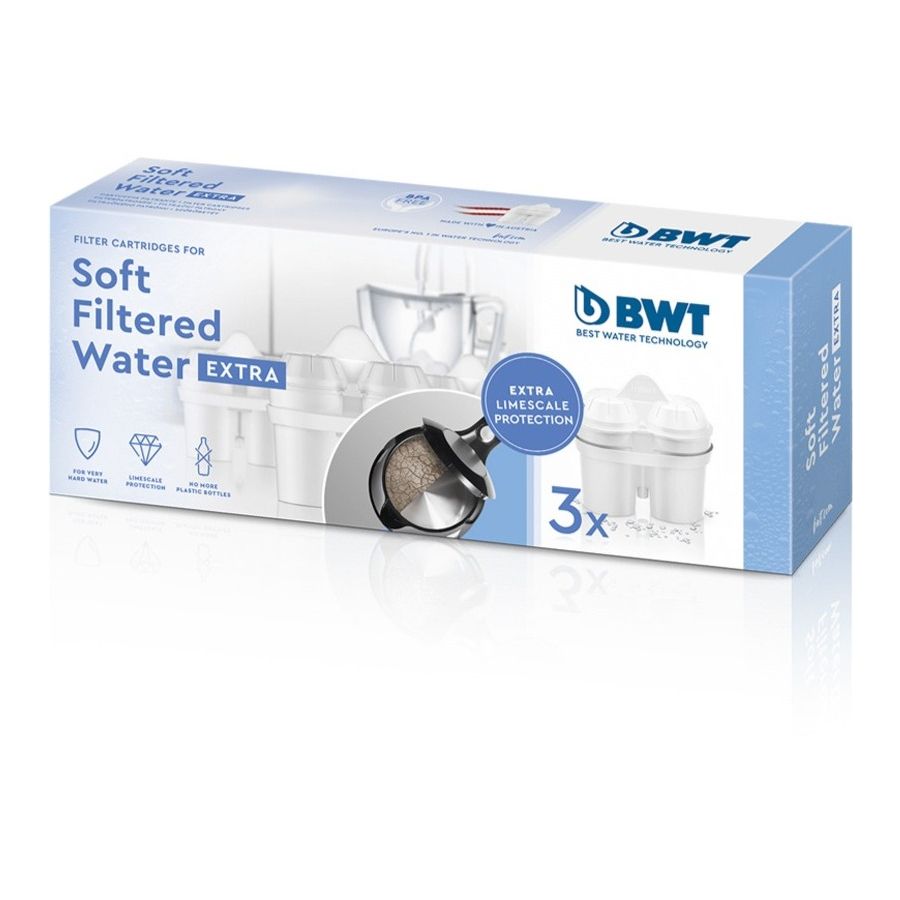 BWT Soft Filtered Water EXTRA vandfilter patroner, 3 stk.