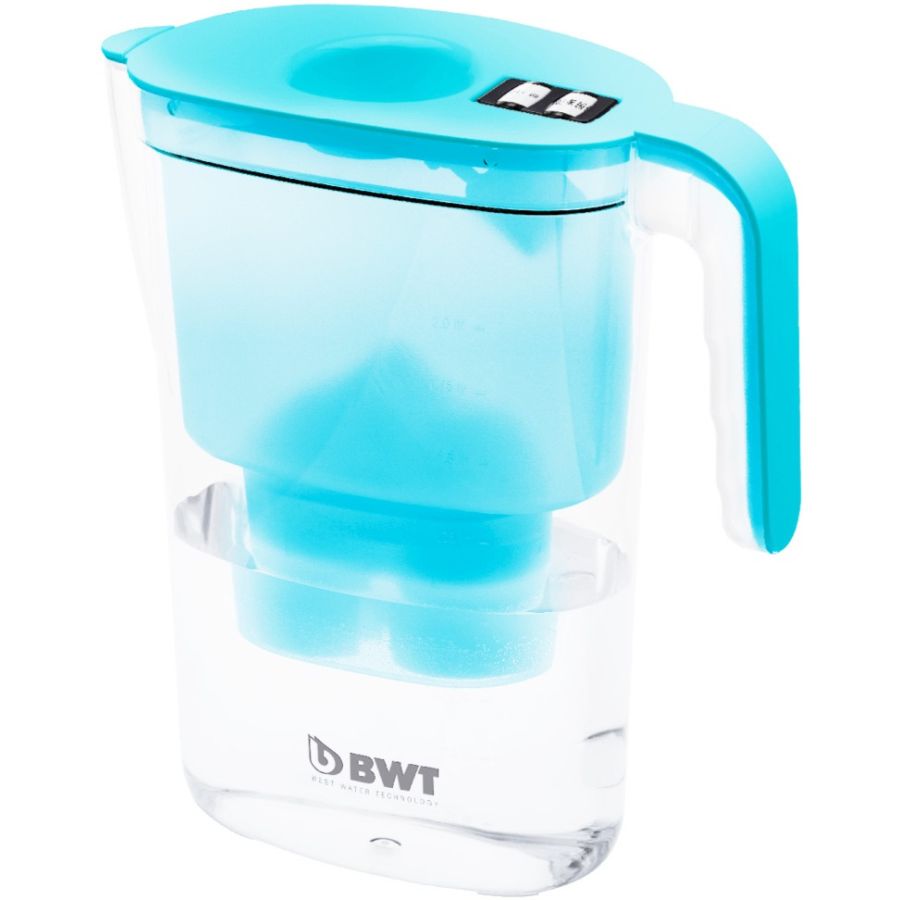 BWT Vida Water Filter Jug + Magnesium 2.6 l, Petrol Blue