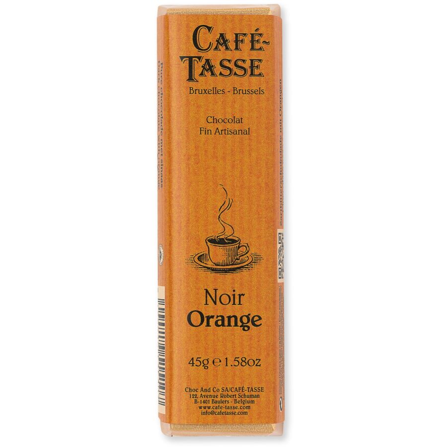 Café-Tasse mørk chokolade & appelsin 45 g