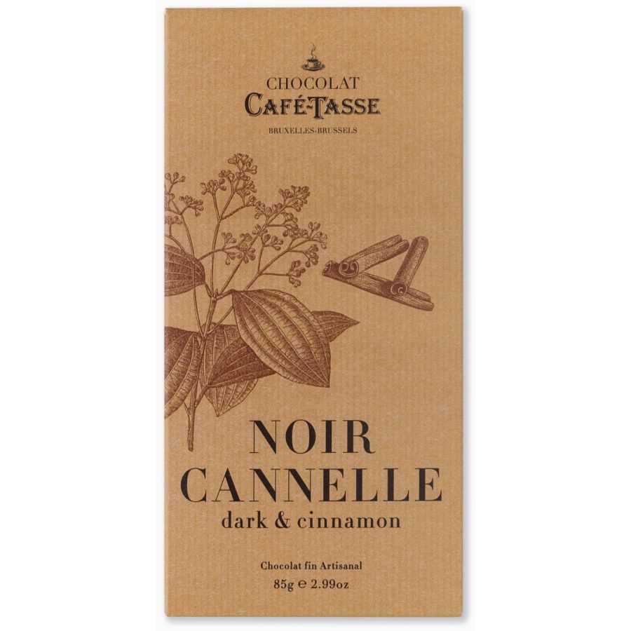 Café-Tasse mørk chokolade & kanel 85 g