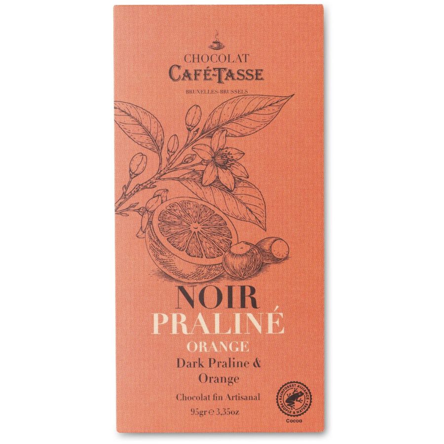 Café-Tasse mørk chokolade med appelsinpraline 95 g