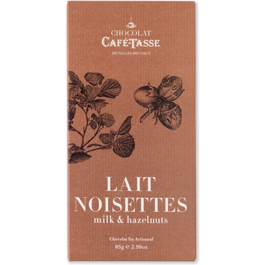 Café-Tasse mælkechokolade & hasselnød 85 g