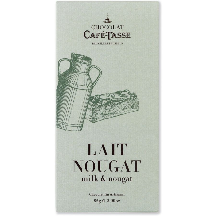 Café-Tasse mælkechokolade & nougat 85 g