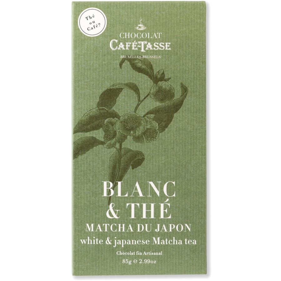 Café-Tasse hvid chokolade & japansk matcha 85 g