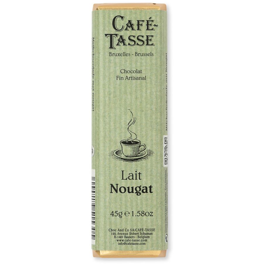 Café-Tasse mælkechokolade & nougat 45 g