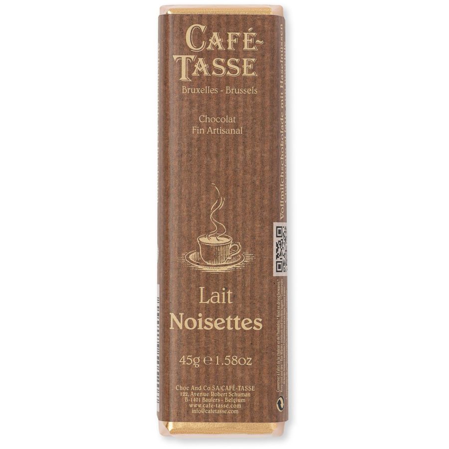 Café-Tasse mælkechokolade & hasselnødder 45 g