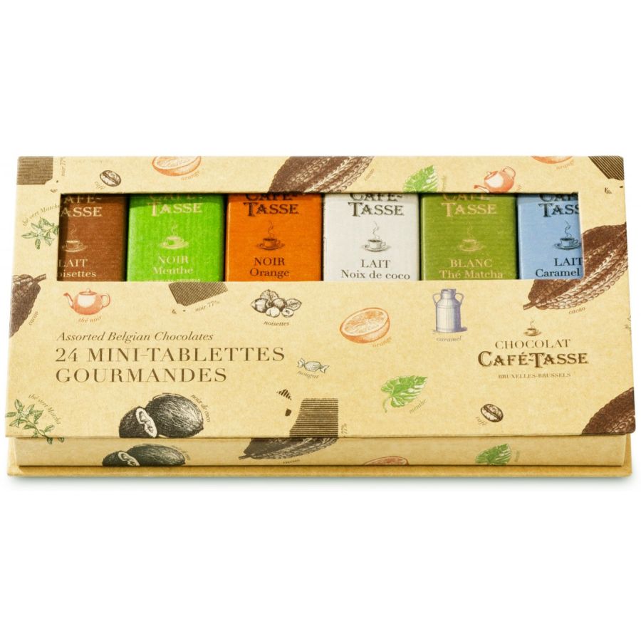 Café-Tasse Discovery Box 24 minichokoladebarer 216 g