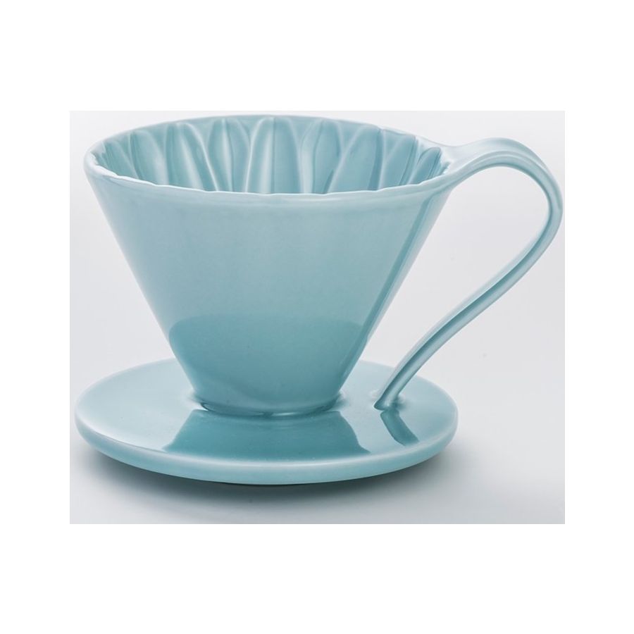 CAFEC Arita Ware Flower Dripper 1 kop, blå