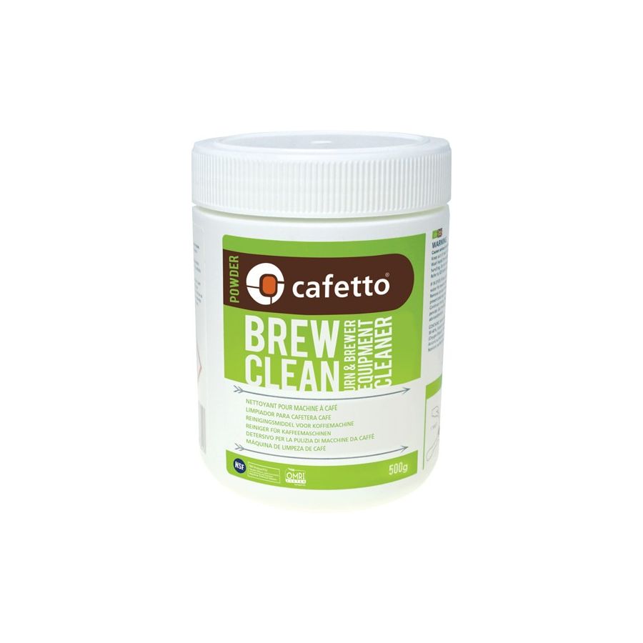 Cafetto Brew Clean økologisk rengøringspulver til kaffemaskiner 500 g
